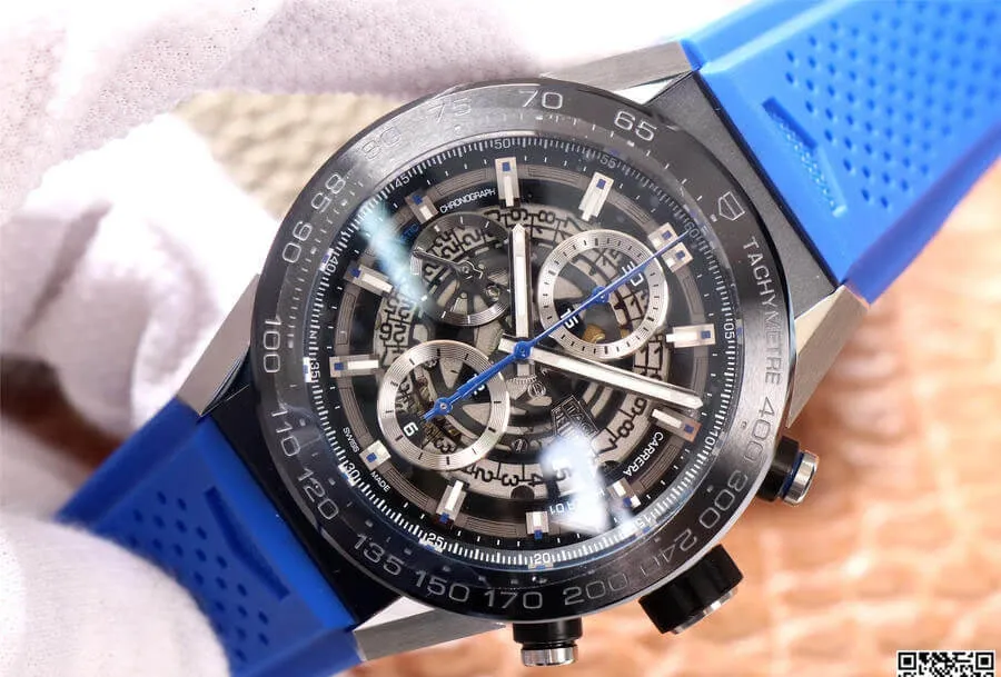 TAG Heuer Carrera CAR2A1T.FT6052 XF Factory 1:1 Best Edition Replica Watch Blue Strap